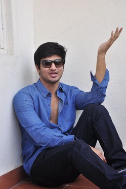 Nikhil Interview Stills